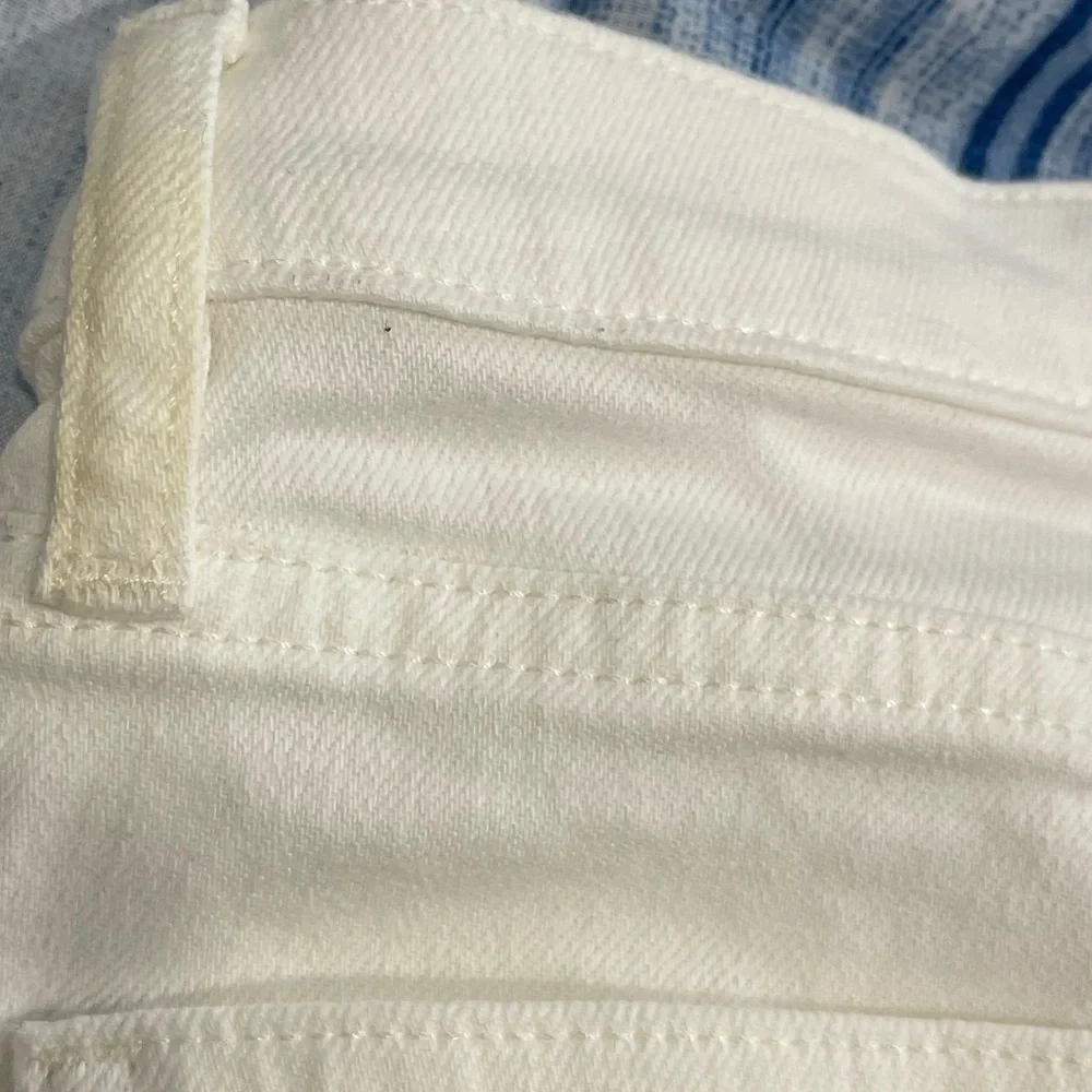 Calvin Klein Jeans White High Rise Jean Shorts Size 24 - Picture 3 of 6